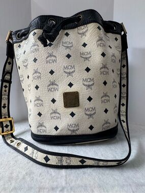 MCM Bucket Bag with drawstring